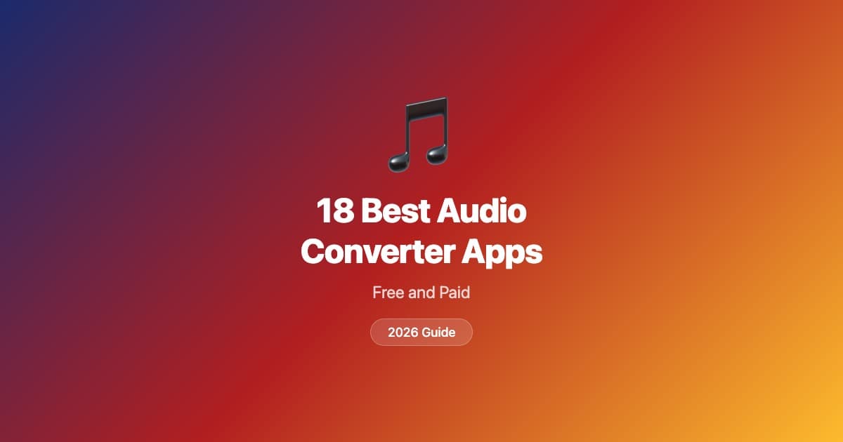 18 best audio converter apps