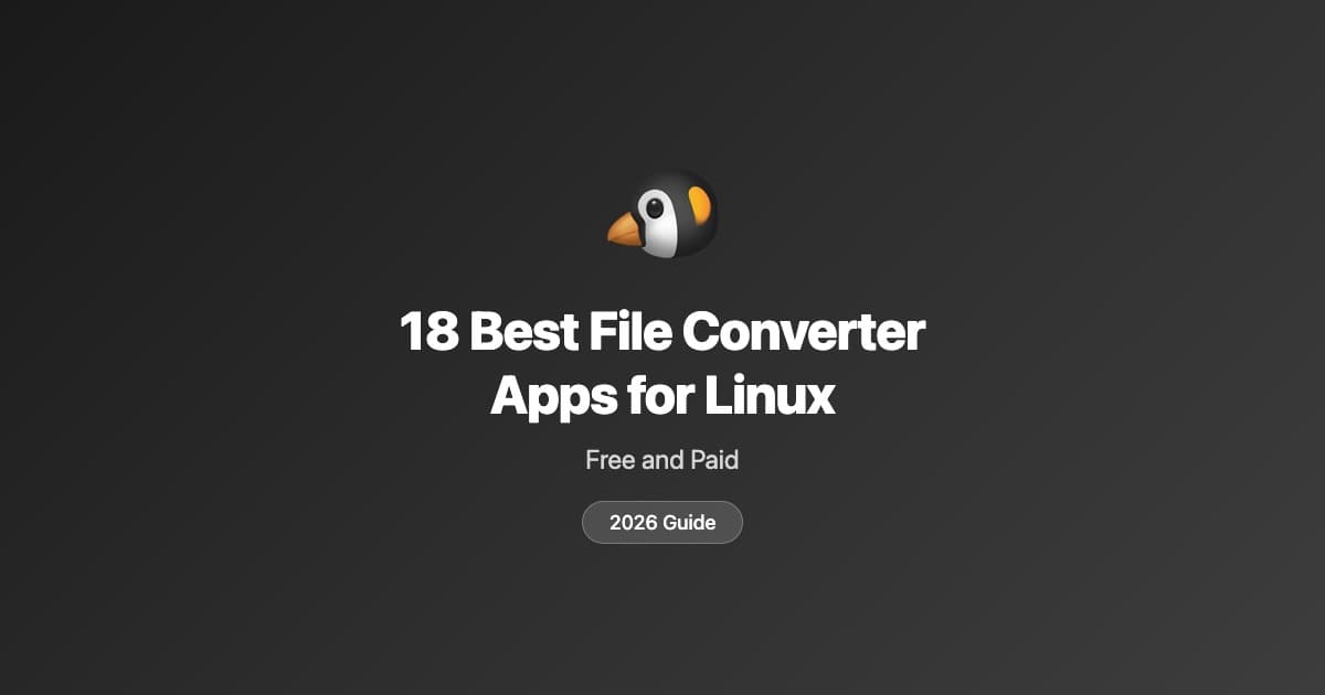 18 best file converter Linux apps