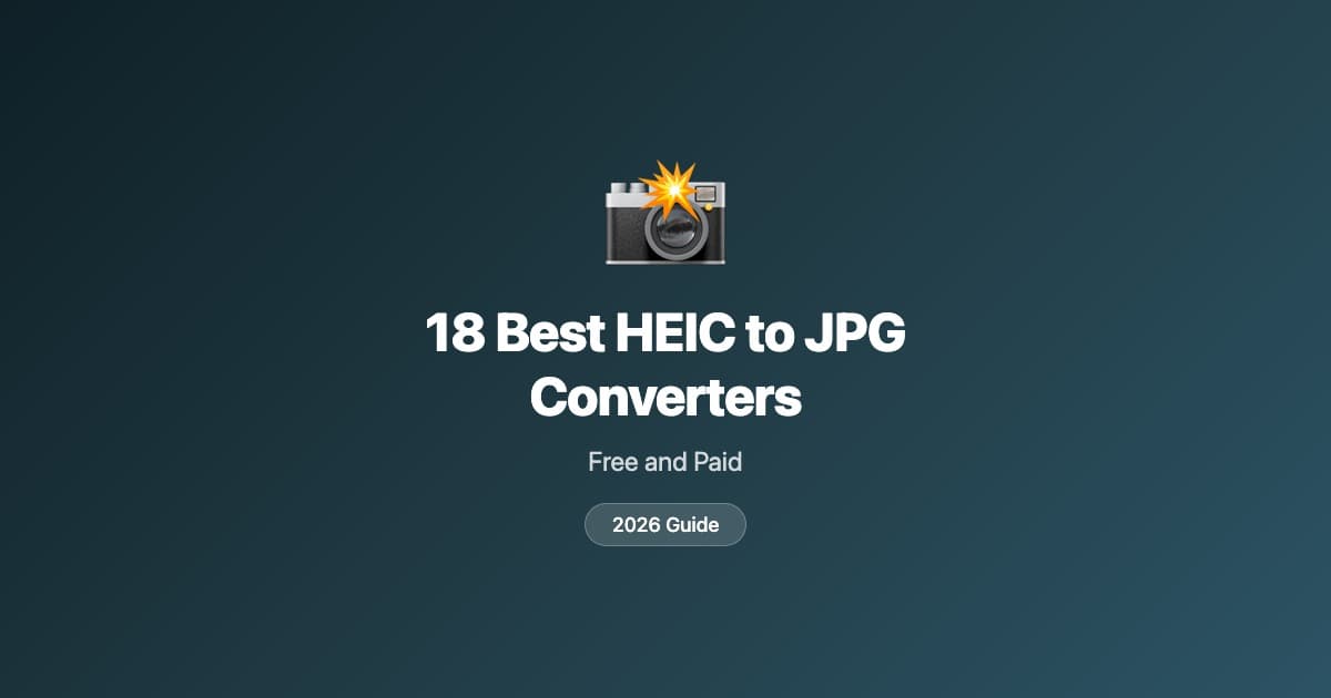 18 best HEIC to JPG converters