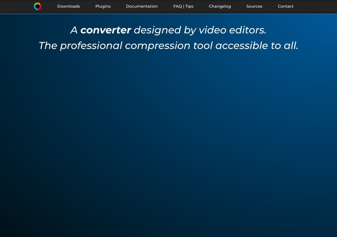 Shutter Encoder homepage
