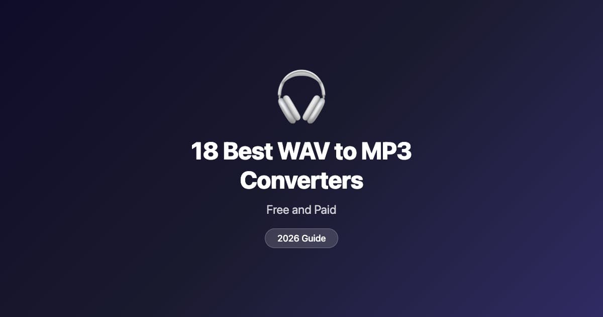 18 best WAV to MP3 converters