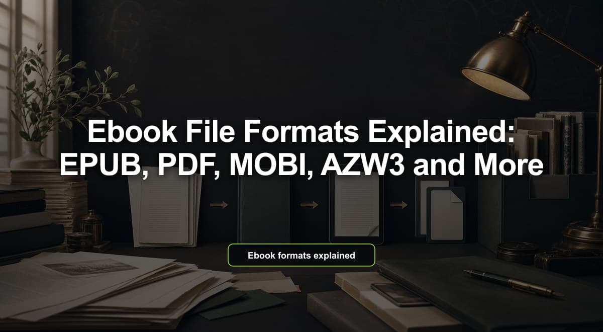 Ebook File Formats Explained Without the Nonsense