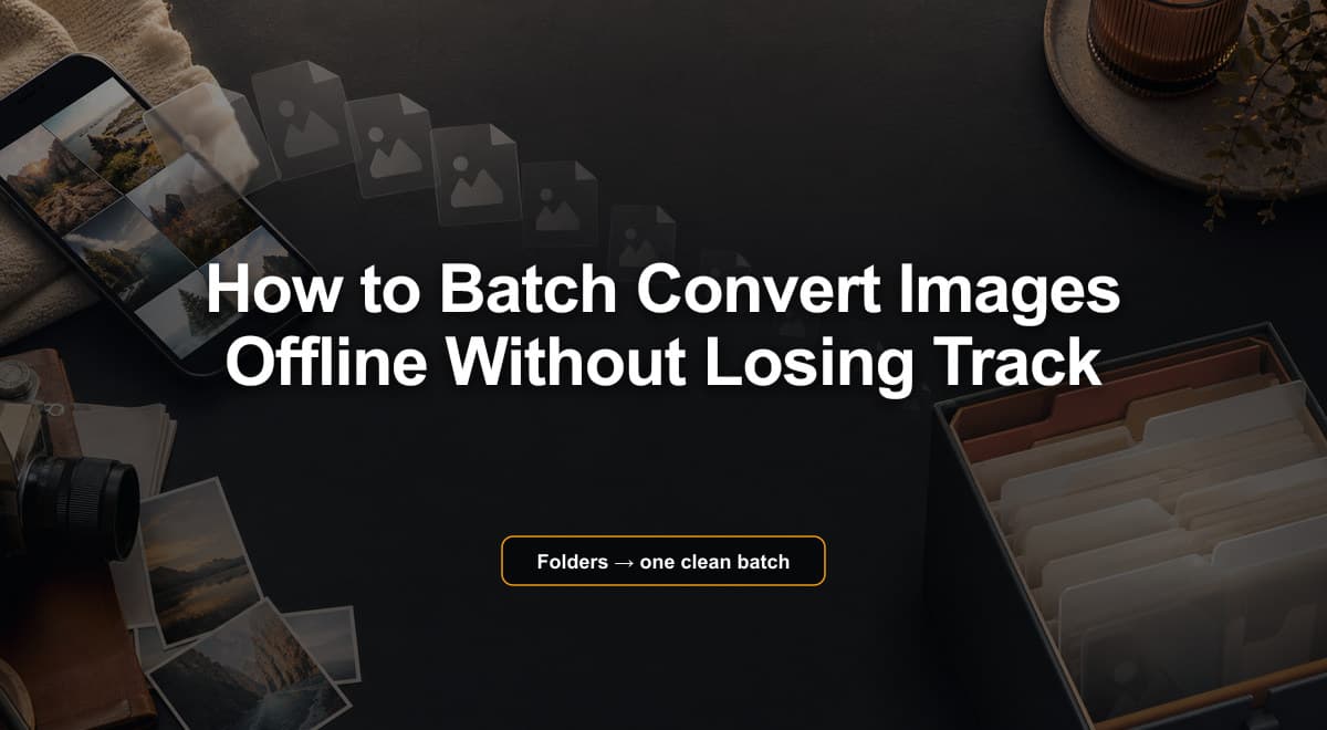 How to Batch Convert Images Offline