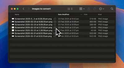 File conversion demonstration