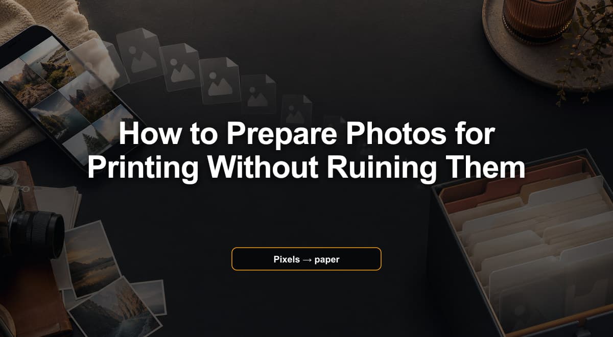 How to Prepare Photos for Printing Without Ruining Them