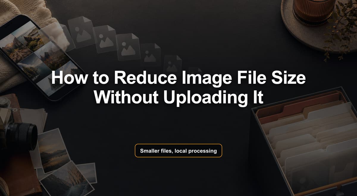 How to Reduce Image File Size Without Uploading It