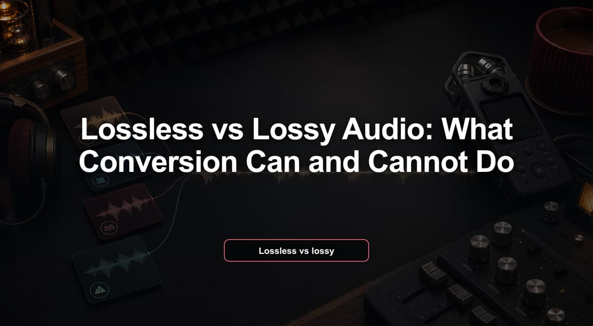 Lossless vs Lossy Audio: What's the Difference?
