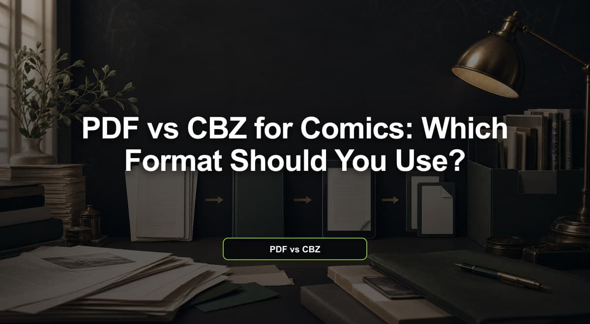 PDF vs CBZ for Comics: Which Format Should You Use?