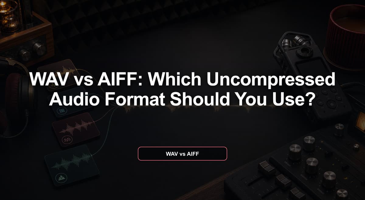 WAV vs AIFF: Which Uncompressed Audio Format Should You Use?