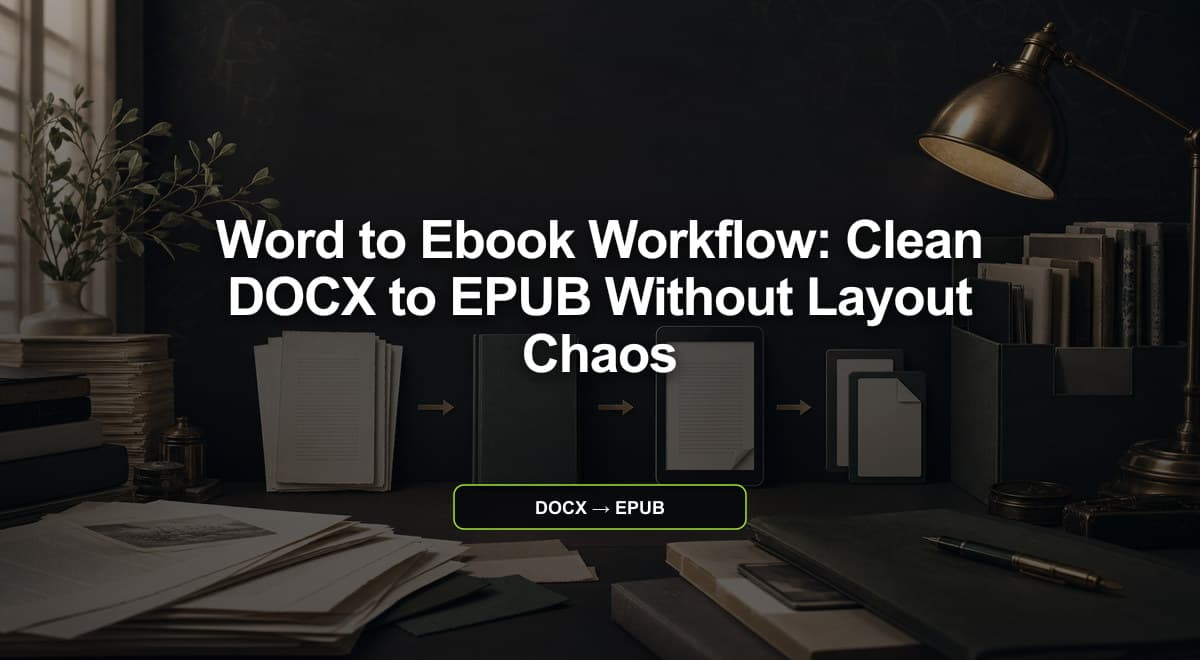 How to Turn a Word Document Into an EPUB Ebook