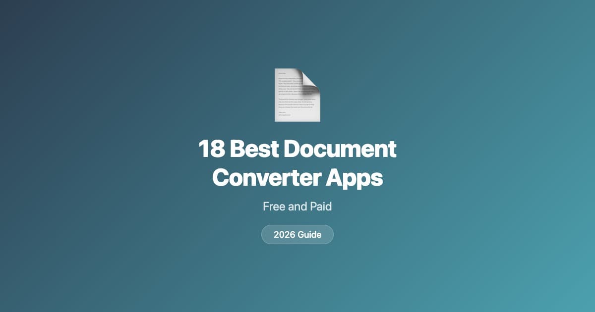 18 best document converter apps