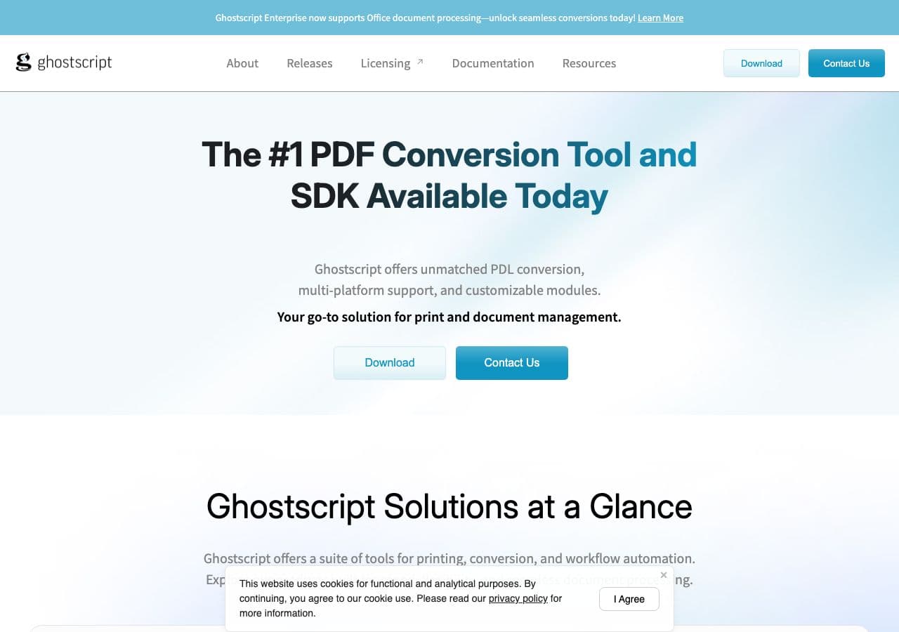 Ghostscript homepage