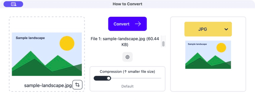 A JPG image loaded in How to Convert