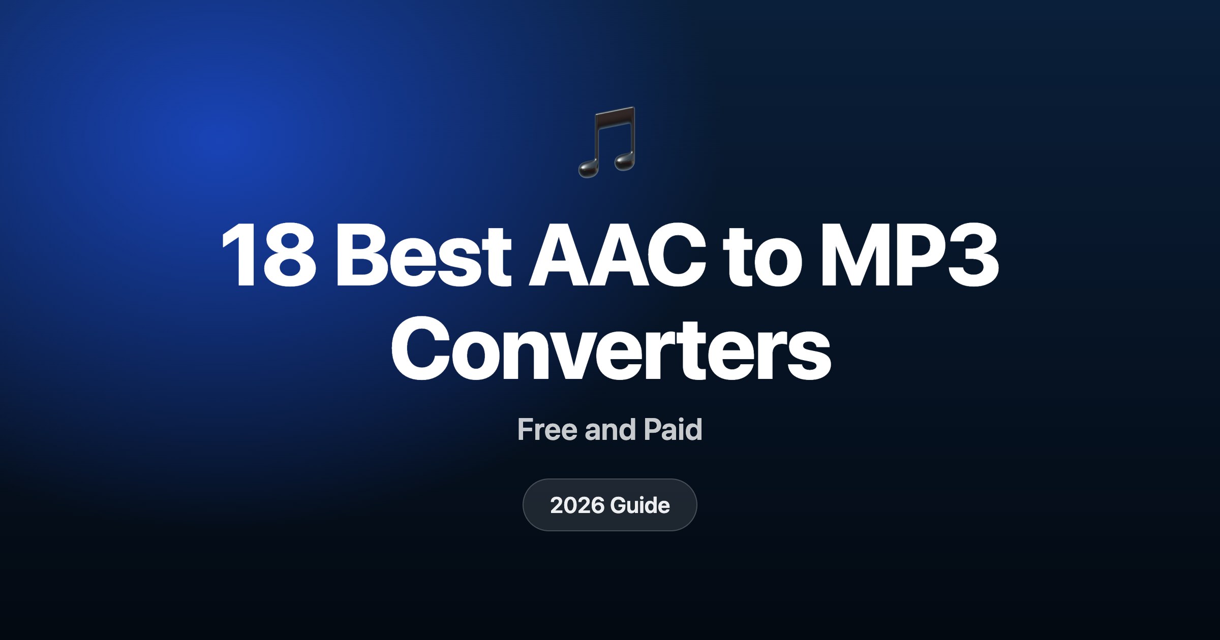 18 best AAC to MP3 converters