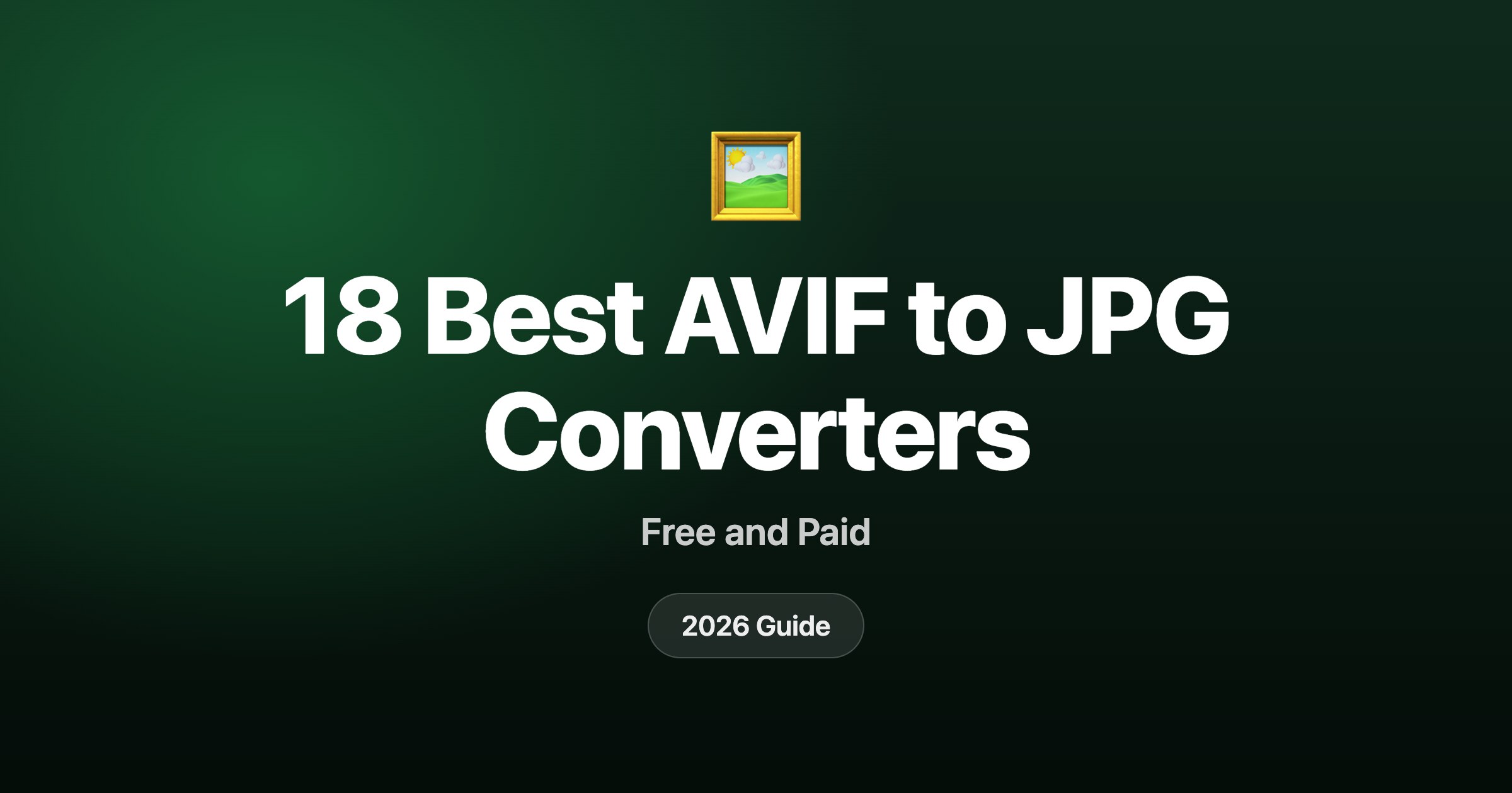 18 best AVIF to JPG converters in 2026