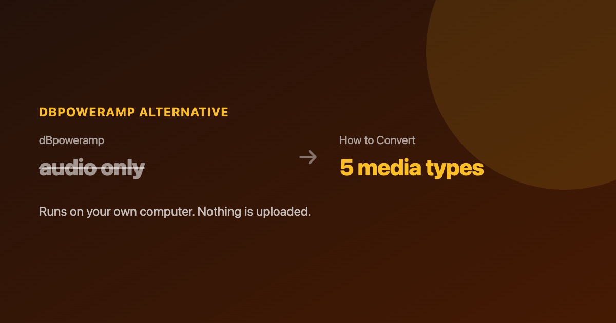 Best dBpoweramp alternatives
