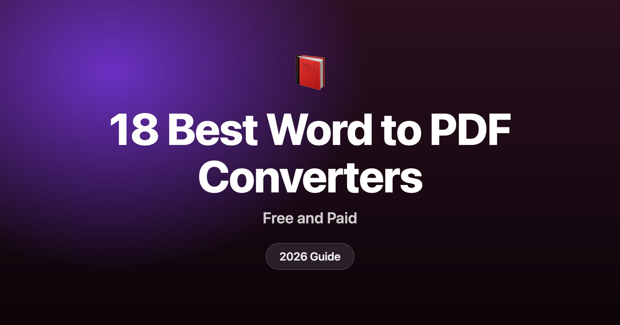 18 best DOCX to PDF converters in 2026