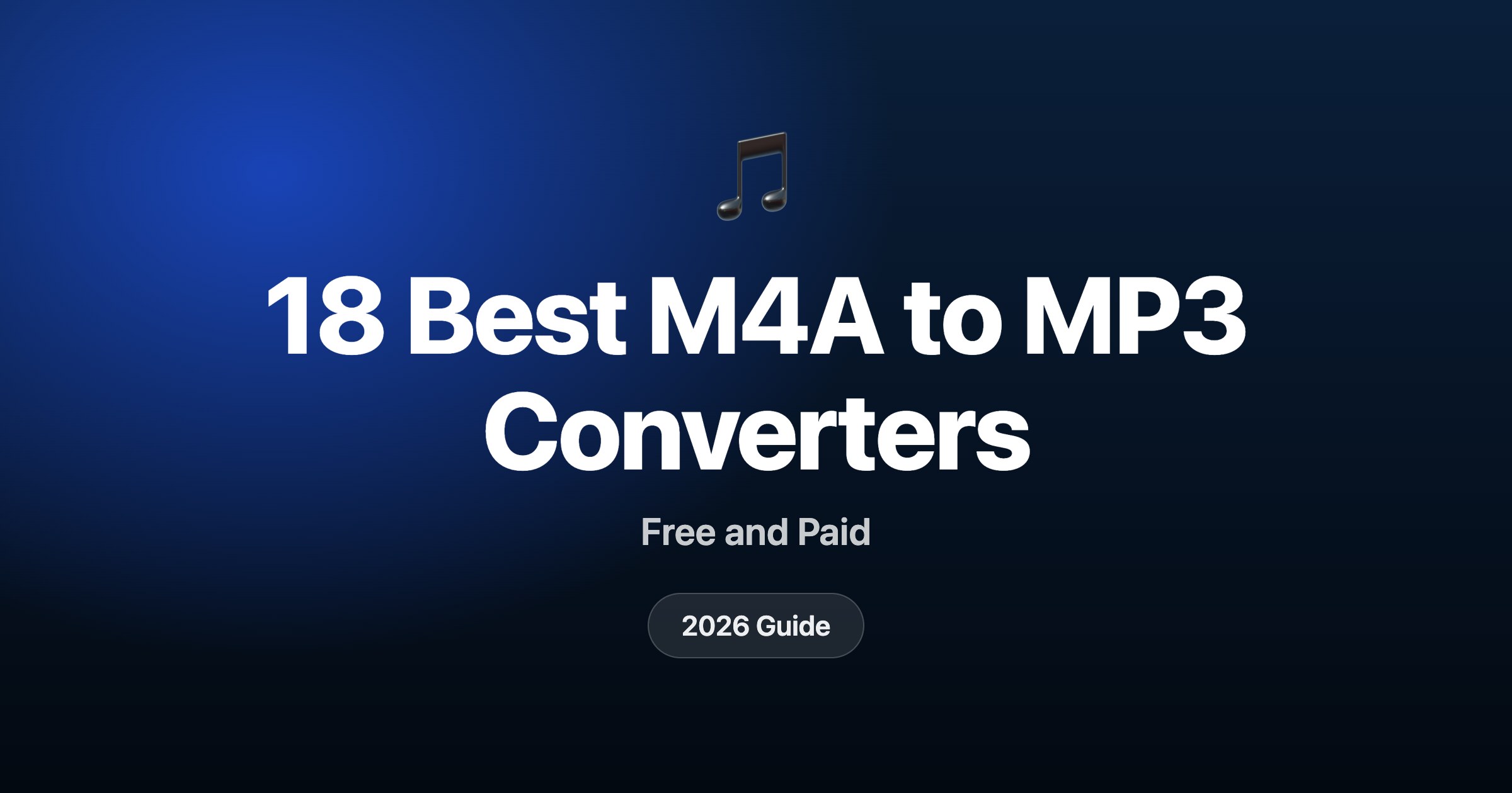 18 best M4A to MP3 converters in 2026