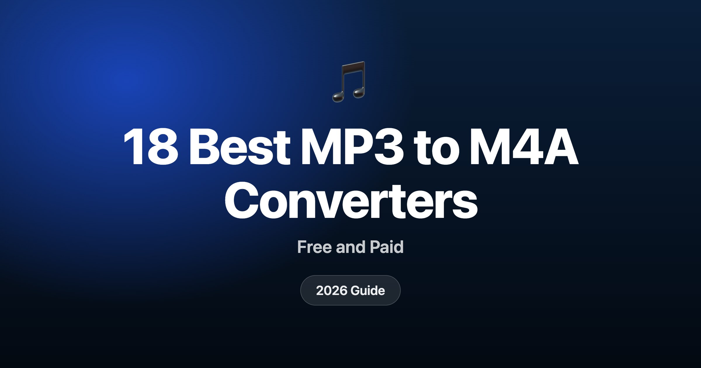 18 best MP3 to M4A converters
