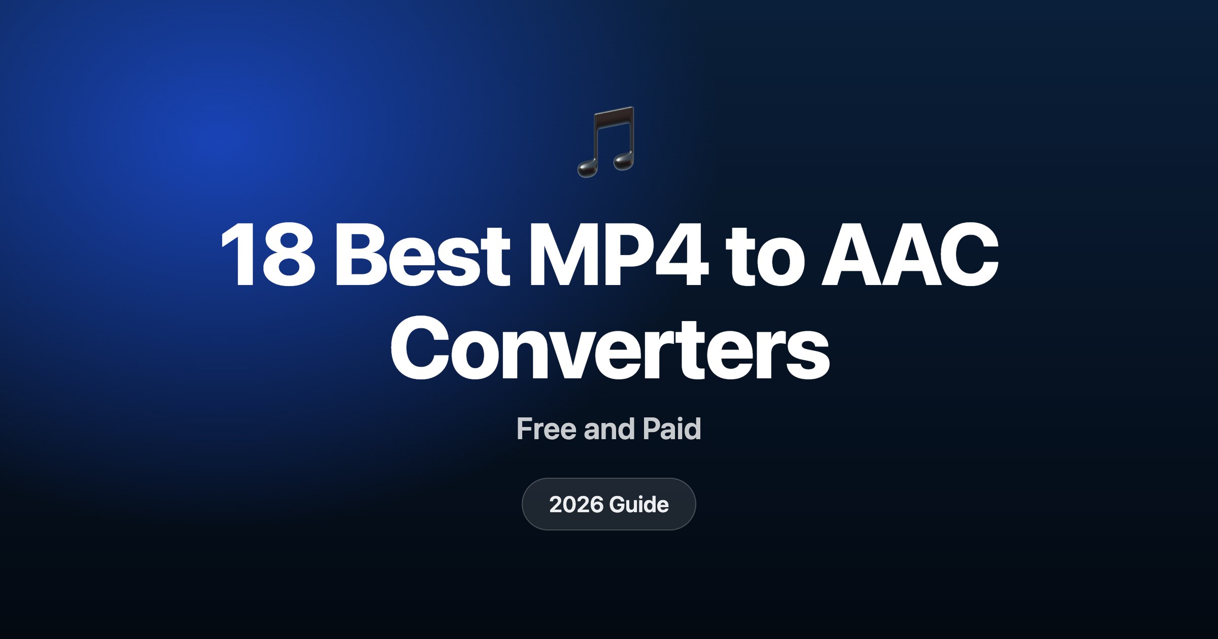 18 best MP4 to AAC converters in 2026