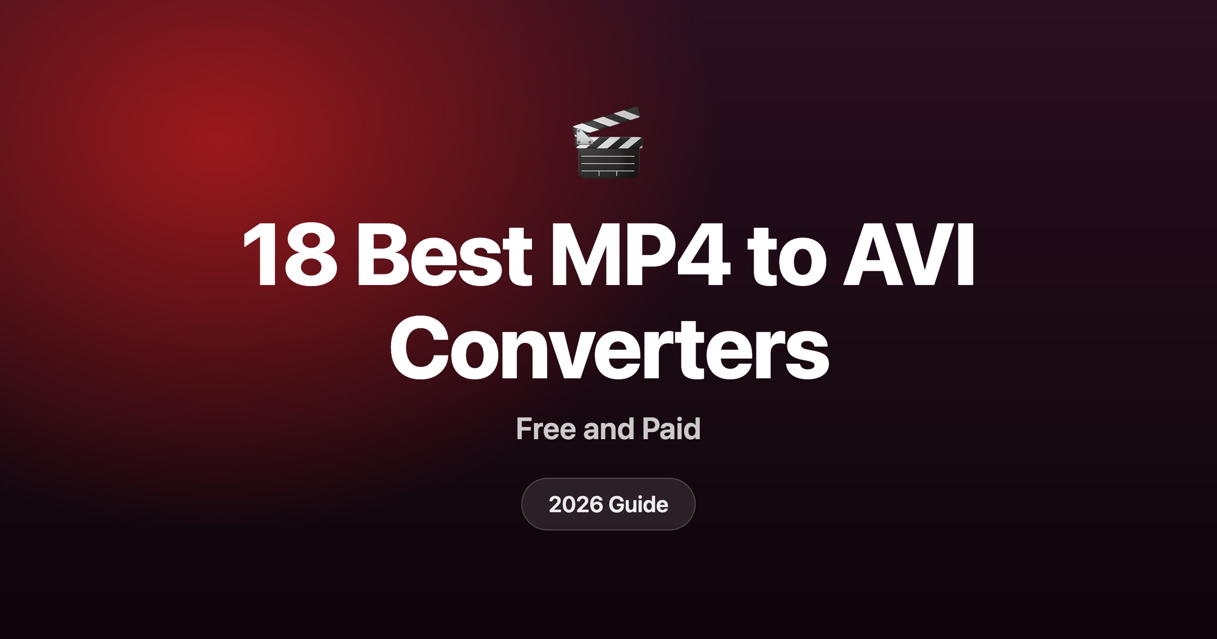 18 best MP4 to AVI converters in 2026