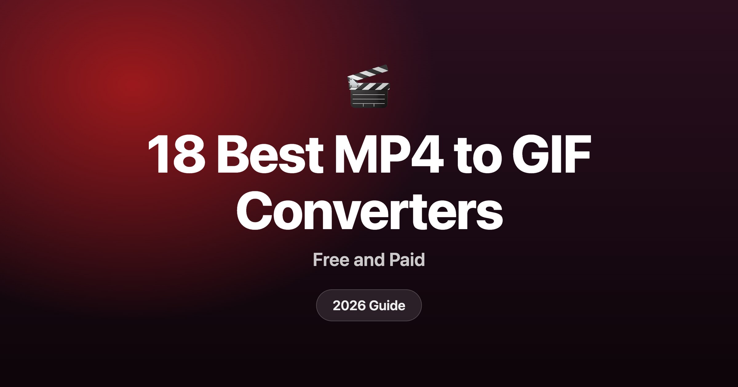 18 best MP4 to GIF converters in 2026