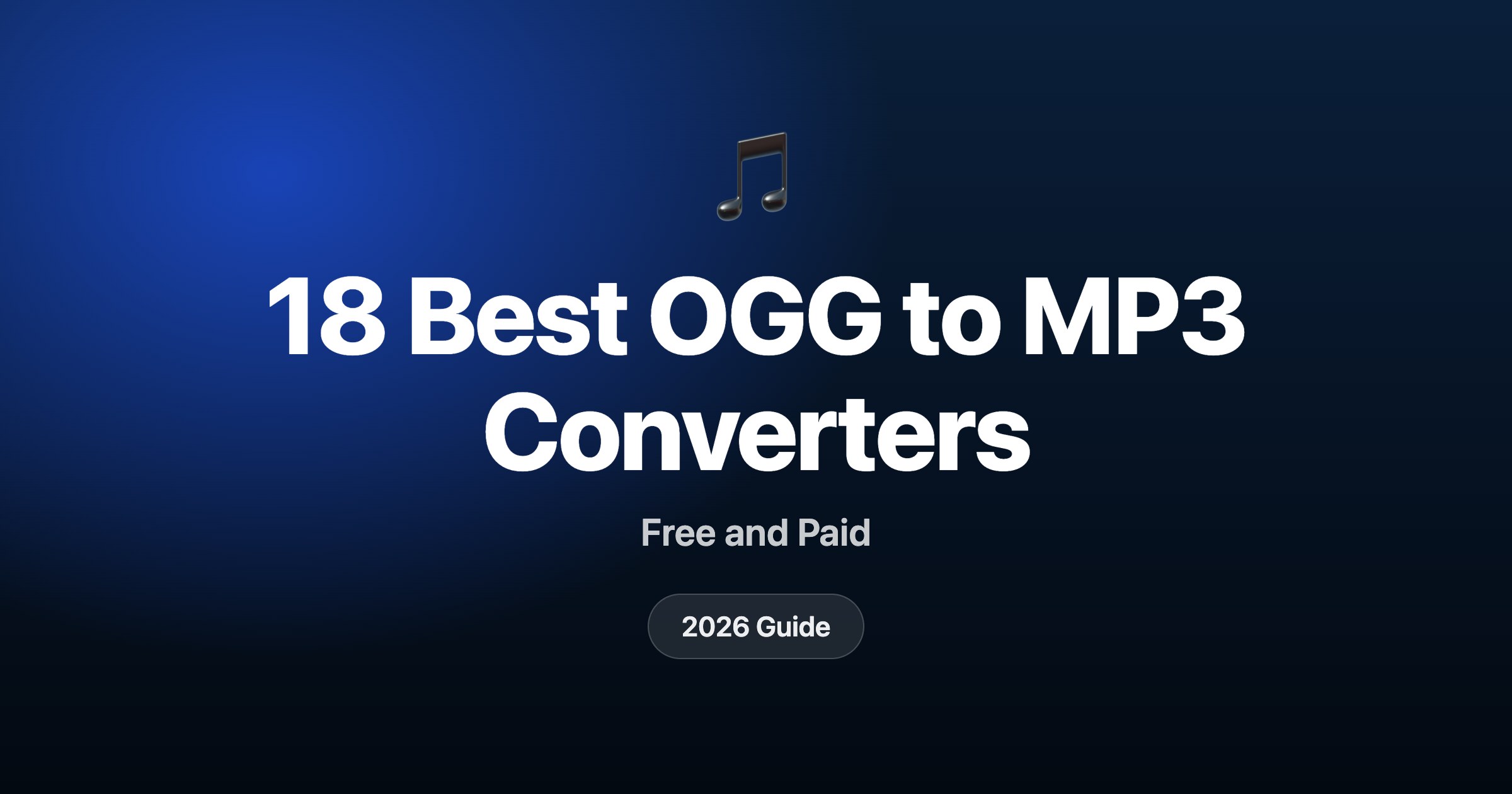18 best OGG to MP3 converters
