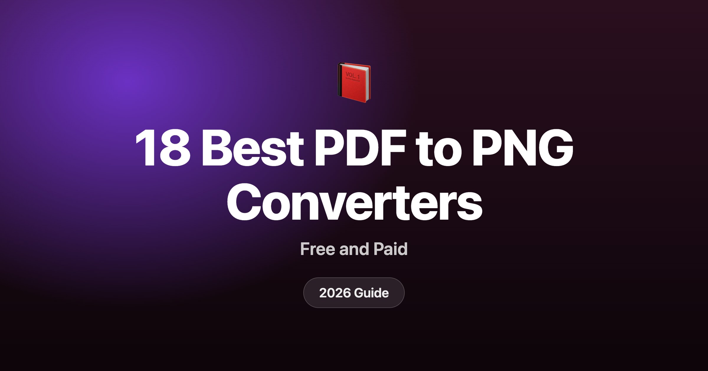 18 best PDF to PNG converters in 2026