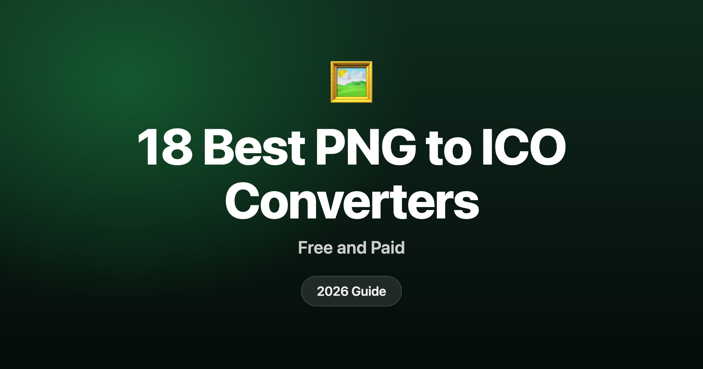 18 best PNG to ICO converters in 2026