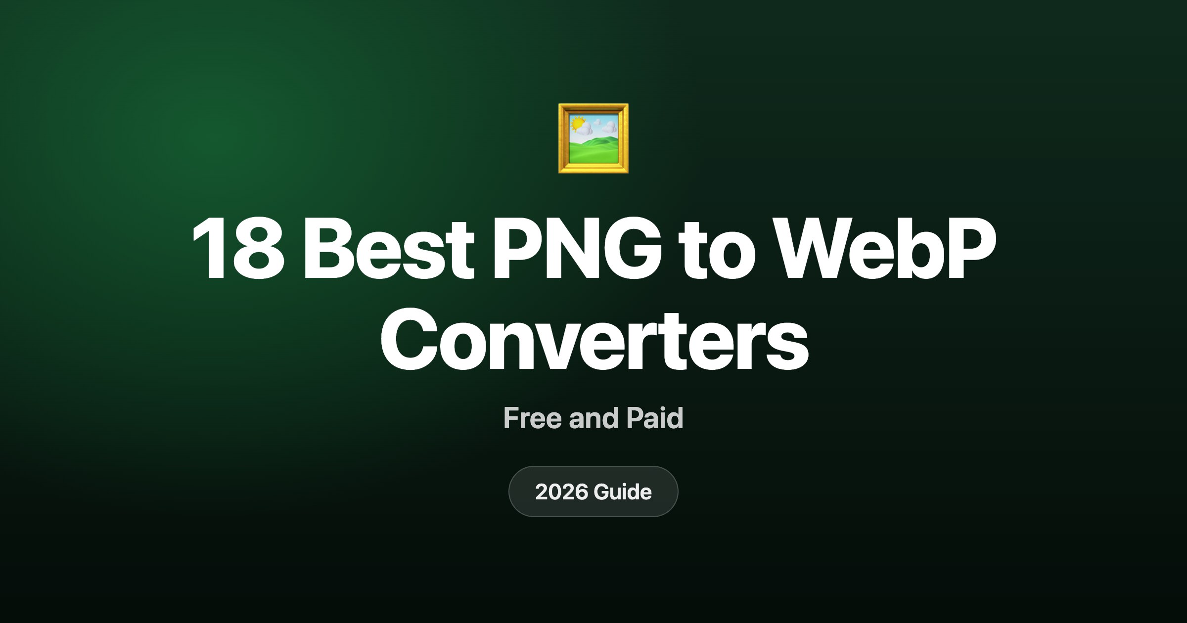 18 best PNG to WebP converters