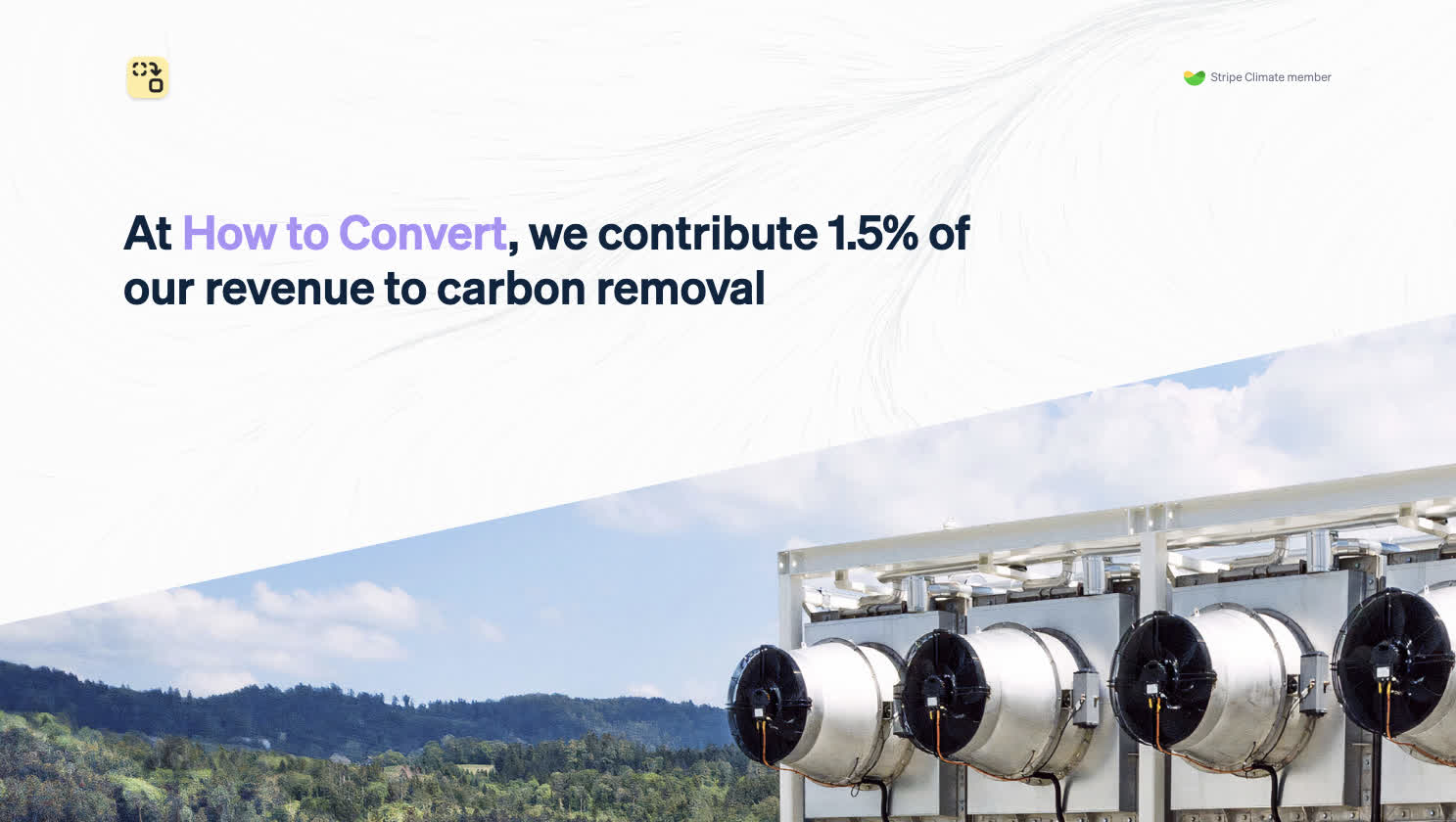 How to Convert's Commitment to Carbon Removal